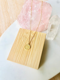 Thumbnail for Salute to the Sun ~ 18k Gold Coin Pendant