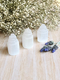Thumbnail for Selenite Cleansing Tower ~ Calming/Cleansing