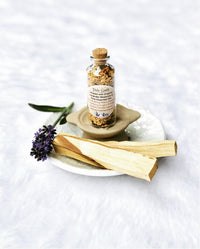 Thumbnail for Palo Santo, Lavender & Amethyst Calming Loose Incense Blend - Sentient Creations