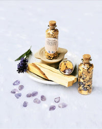 Thumbnail for Palo Santo, Lavender & Amethyst Calming Loose Incense Blend - Sentient Creations