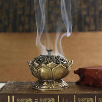 Thumbnail for Tibetan Lotus Incense Burner - Sentient Creations